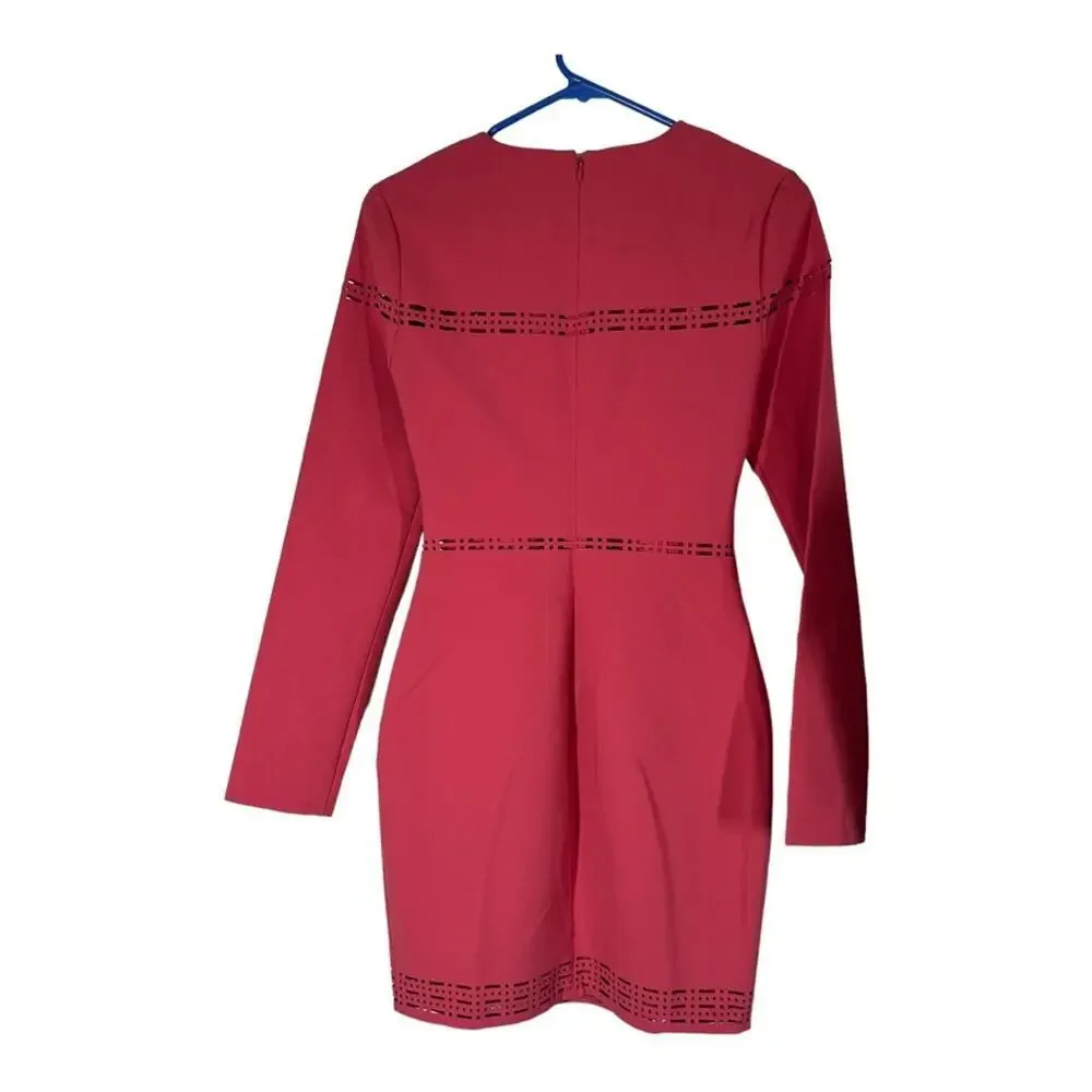 Likely Solace‎ Eyelet Cutout Coral Mini Dress NWOT